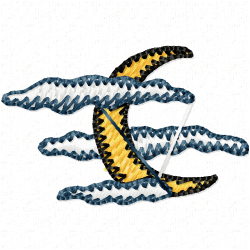 Space Designs Embroidery Design 9